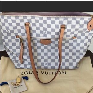 Louis Vuitton Lena MM Azur Damier